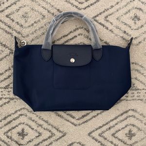 NWT Navy Longchamp Purse
